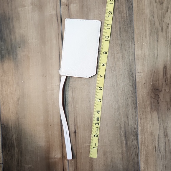 Anne Klein white and tan crossbody purse handbag 3 inner pockets li9n logo - Picture 13 of 15